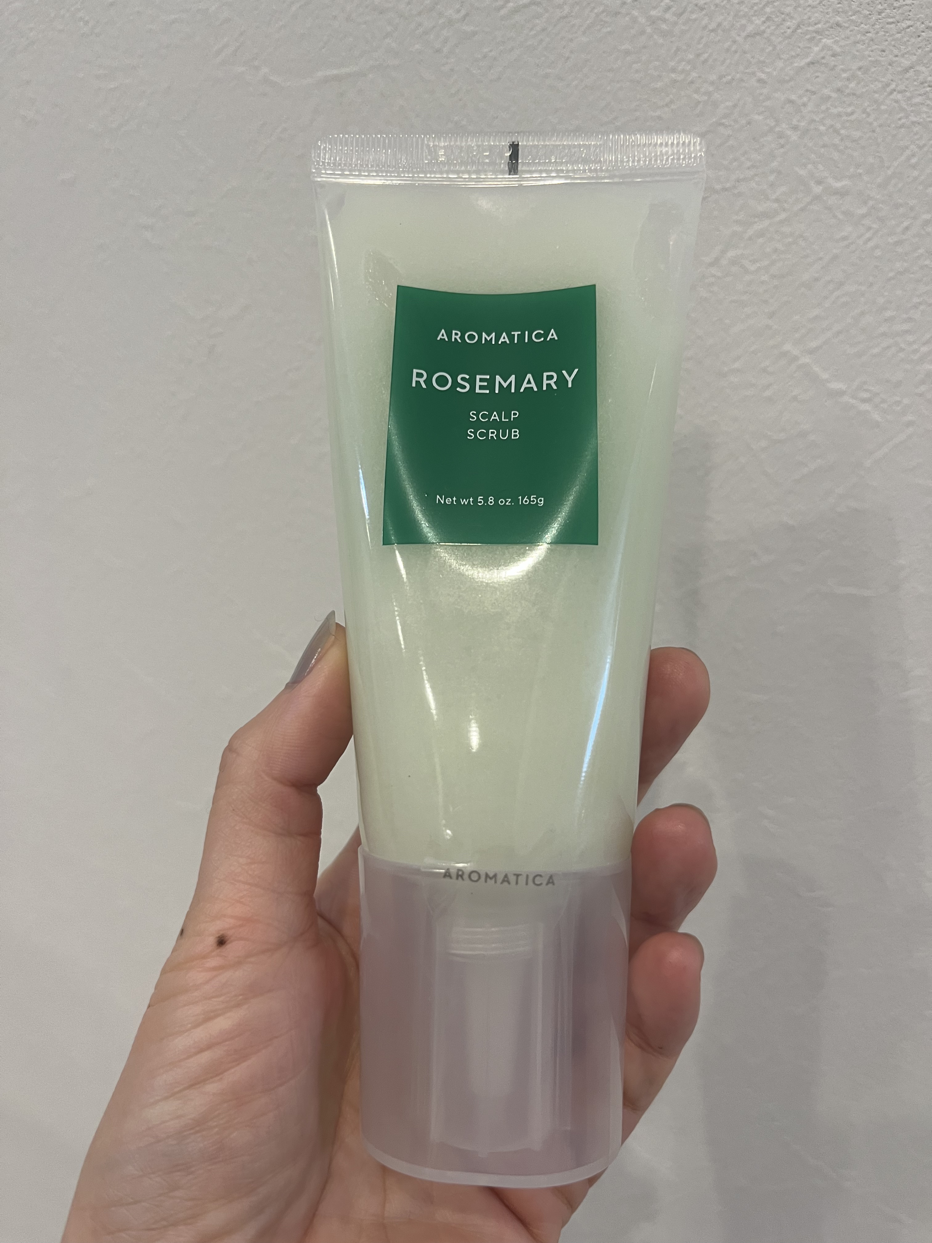 ローズマリー スカルプ スクラブ/AROMATICA/ヘッドスクラブを使ったクチコミ（2枚目）