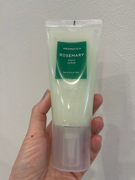 ローズマリー スカルプ スクラブ/AROMATICA/ヘッドスクラブを使ったクチコミ(2枚目)