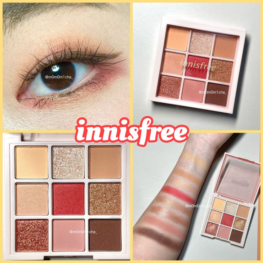 カメリア アイパレット/innisfree/アイシャドウパレットを使ったクチコミ（1枚目）