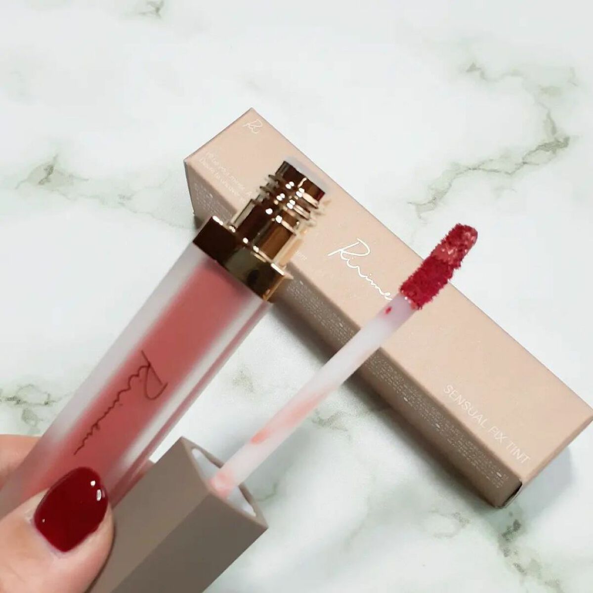 センシュアルフィックスティント/Ririmew/リップティントを使ったクチコミ(2枚目)