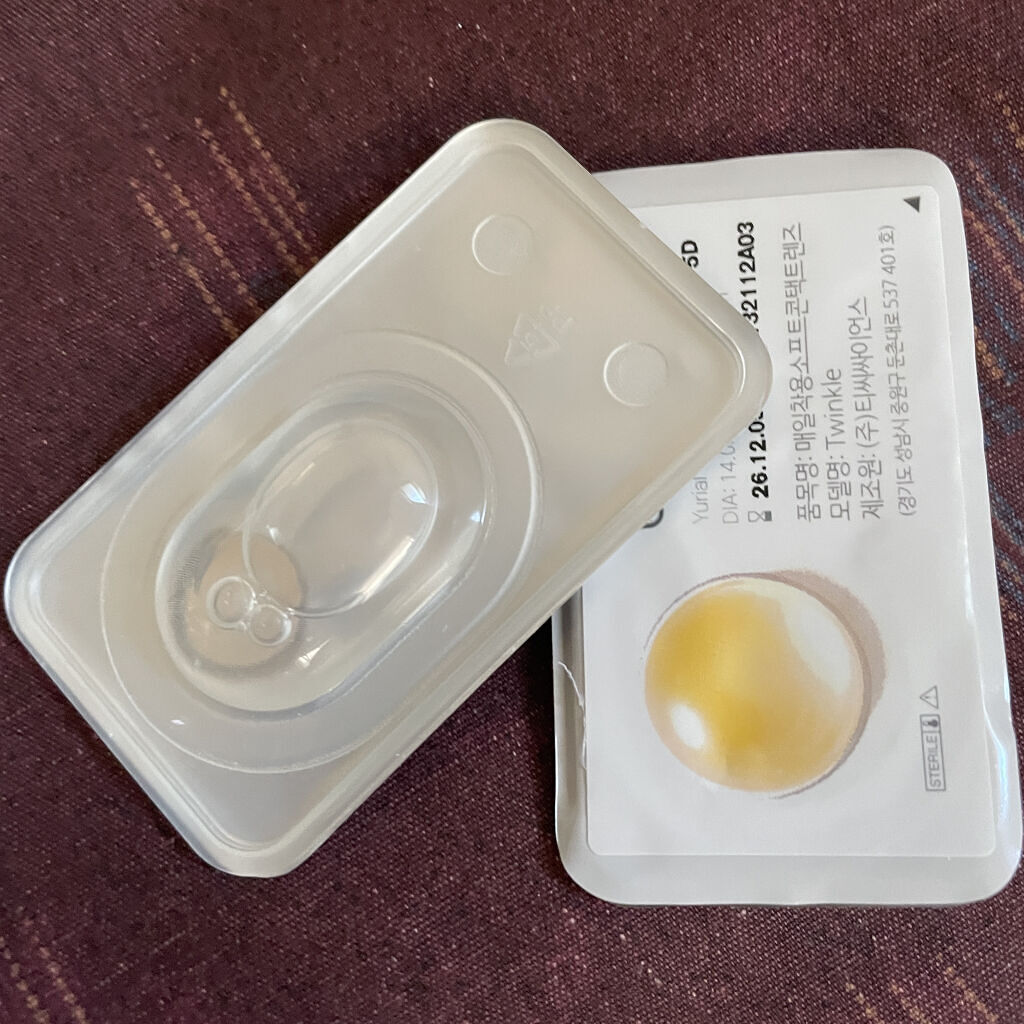 YURIAL Monthly/i-DOL/カラーコンタクトレンズを使ったクチコミ（3枚目）