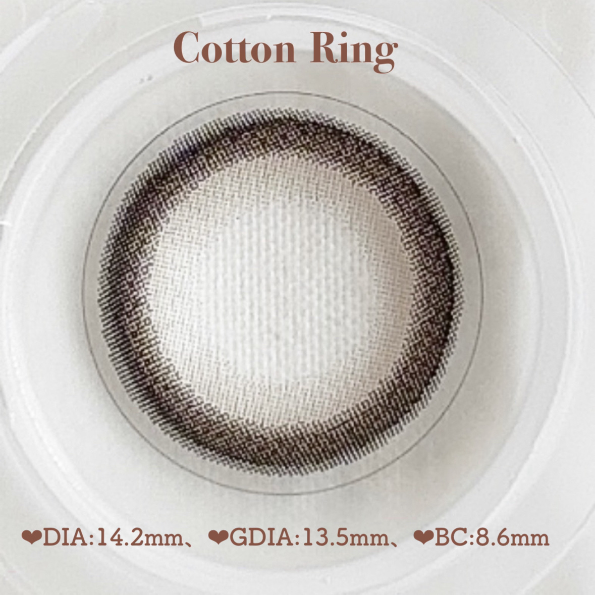 melloew 1day コットンリング/melloew/ワンデー（１DAY）カラコンを使ったクチコミ（3枚目）