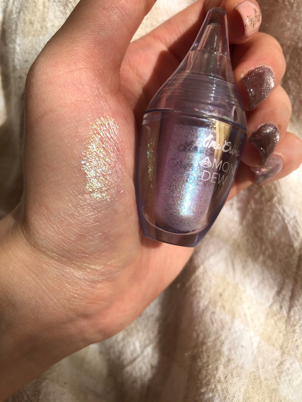 DIAMOND DEW LIQUID GLITTER EYESHADOW/Lime Crime(海外)/リキッドアイシャドウを使ったクチコミ(1枚目)