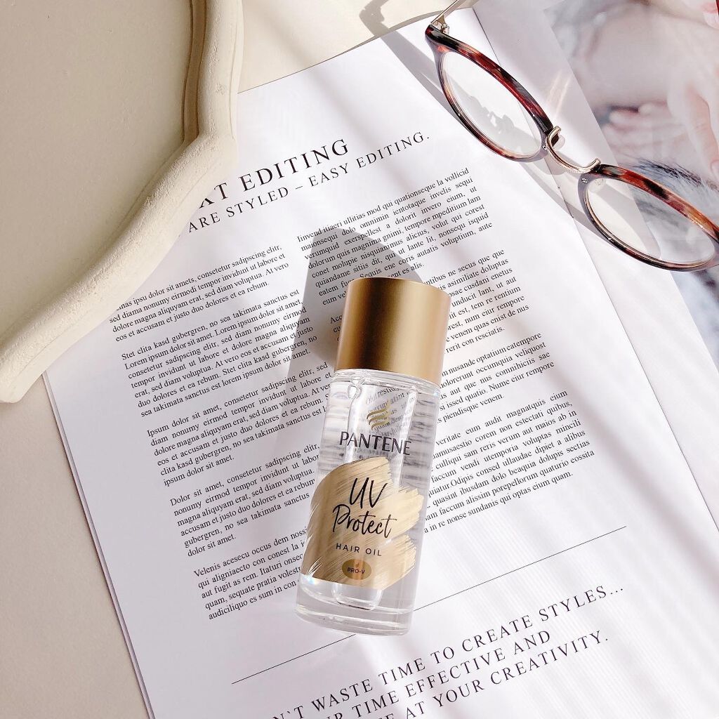 UVカット ヘアオイル/パンテーン/ヘアオイルを使ったクチコミ(1枚目)