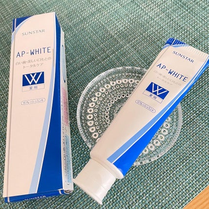 薬用APホワイトNA(リフレッシュミント)/サンスター/歯磨き粉を使ったクチコミ(4枚目)