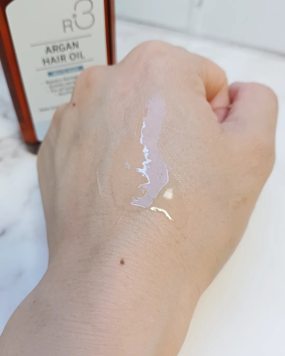 ライプ R3 アルガン ヘアオイル/RAIP/ヘアオイルを使ったクチコミ（3枚目）
