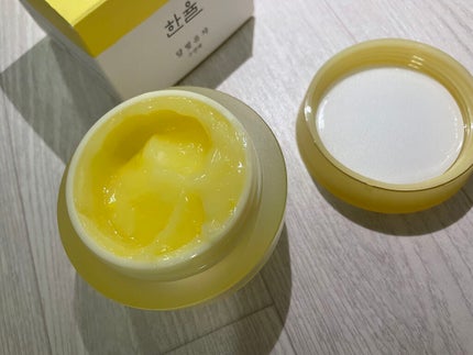 月光ゆず睡眠パック(旧バージョン)/HANYUL(ハンユル)/フェイスクリームを使ったクチコミ(4枚目)