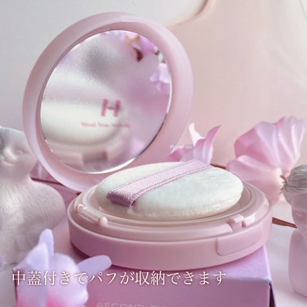 セカンドスキンエアリーパウダー/hince/プレストパウダーを使ったクチコミ(6枚目)