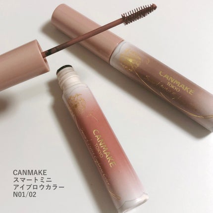 スマートミニアイブロウカラー/キャンメイク/眉マスカラを使ったクチコミ(1枚目)