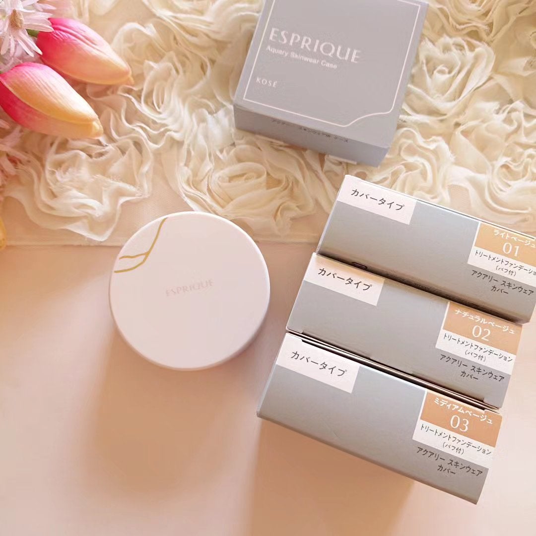 アクアリー スキンウェア カバー/ESPRIQUE/クッションファンデーションを使ったクチコミ(8枚目)