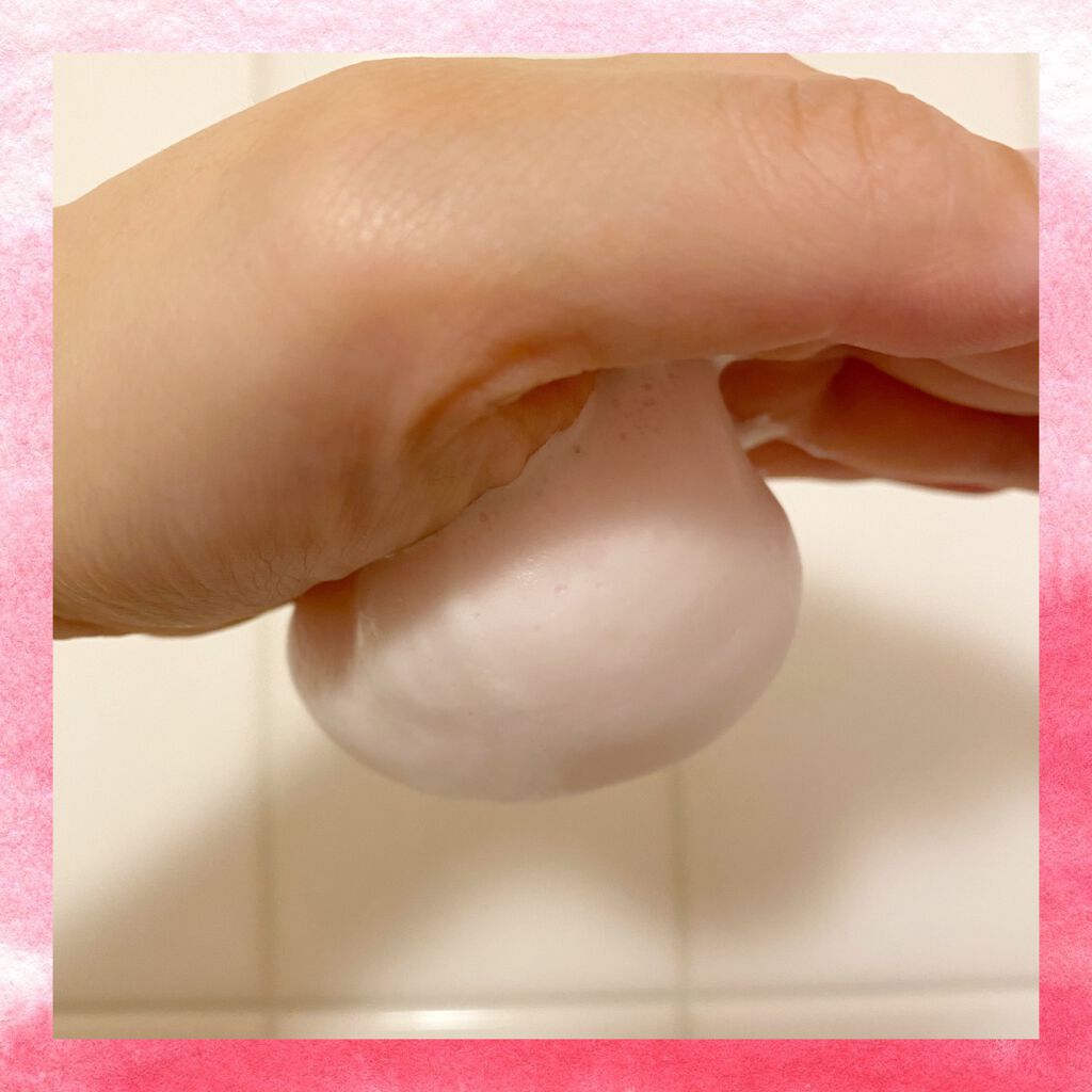 モッチスキン吸着泡洗顔FS(イチゴ)/MoccHi SKIN/泡洗顔を使ったクチコミ（3枚目）