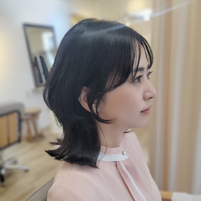 外ハネボブのサイドスタイル