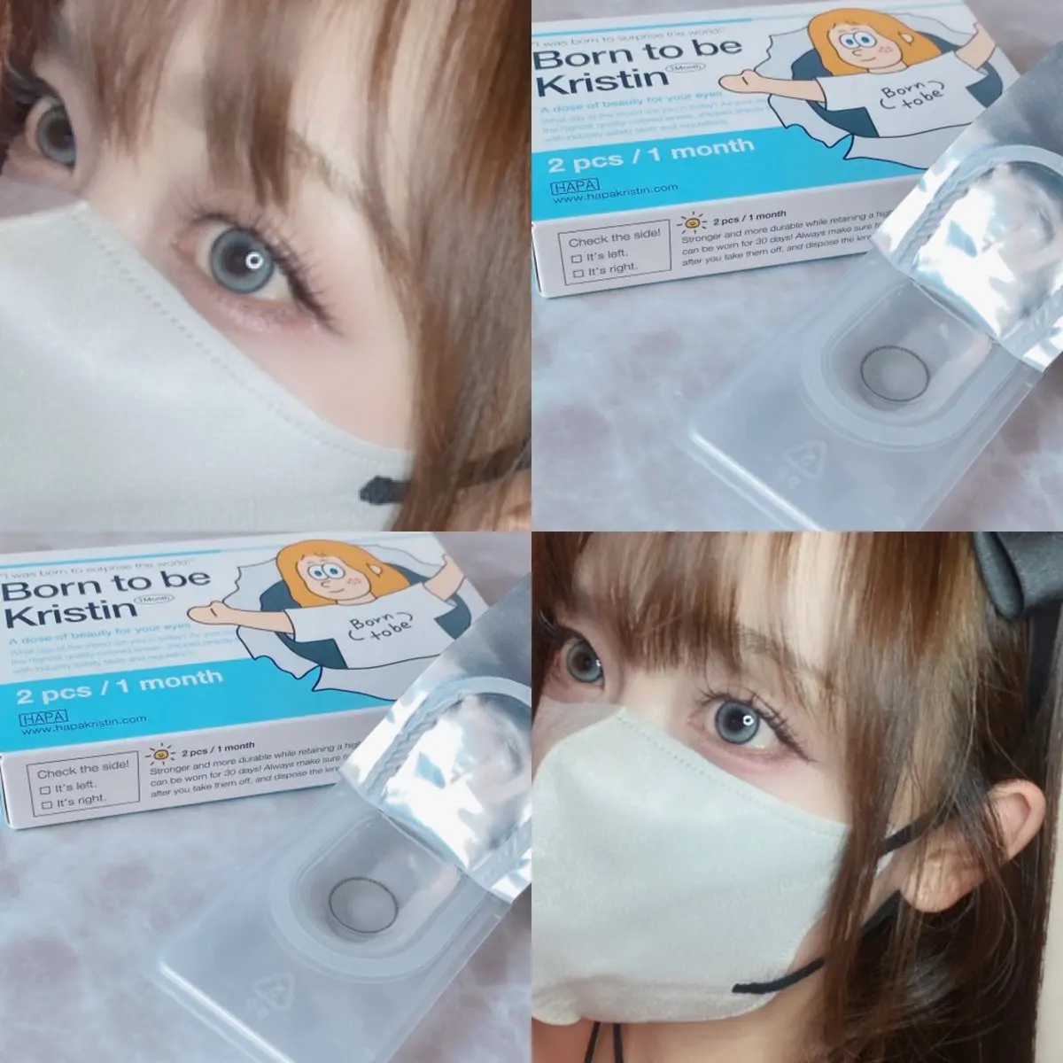 born to be kristin/Hapa kristin/カラーコンタクトレンズを使ったクチコミ（2枚目）