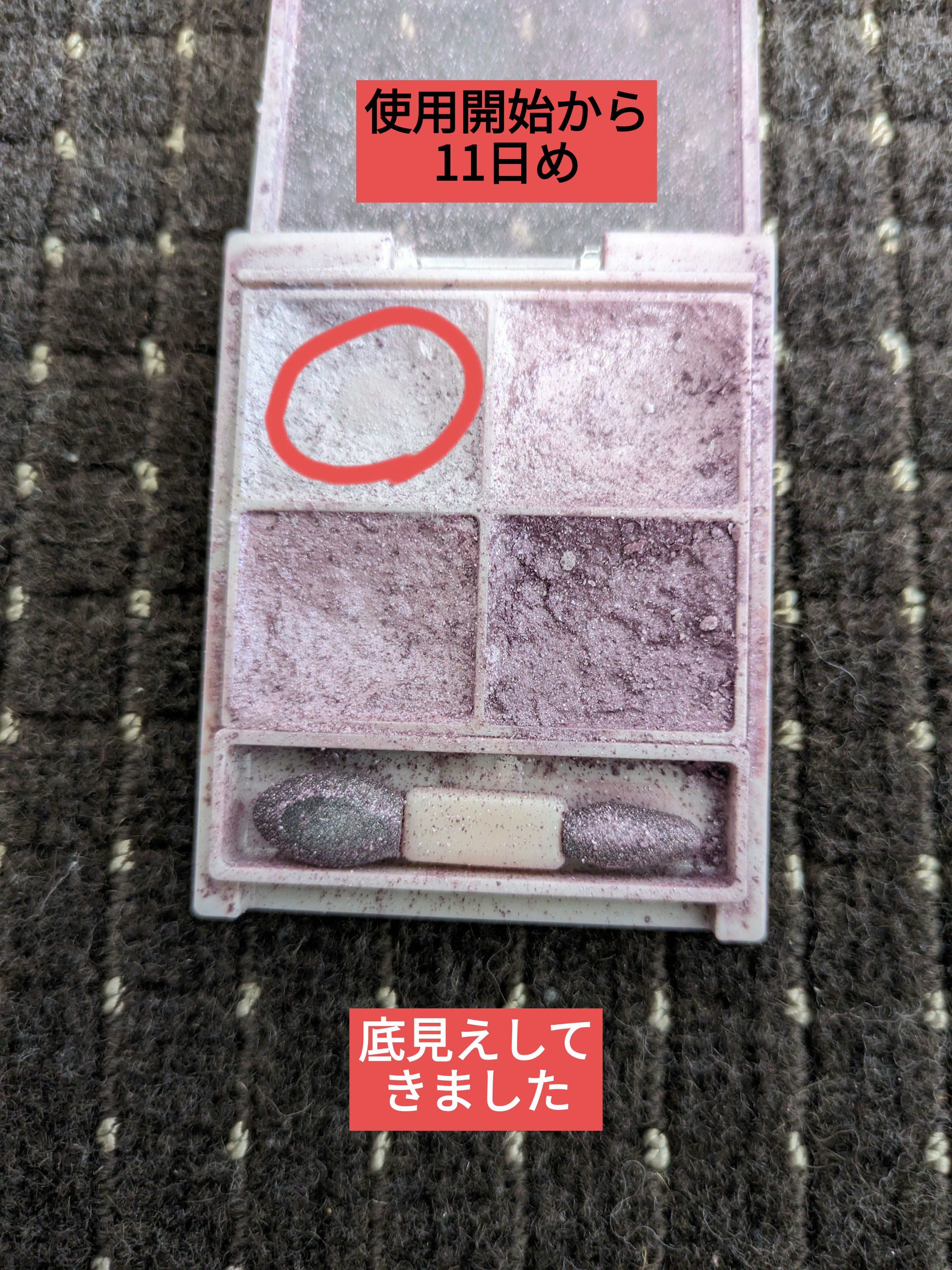 シルキースフレアイズ/キャンメイク/アイシャドウパレットを使ったクチコミ（1枚目）