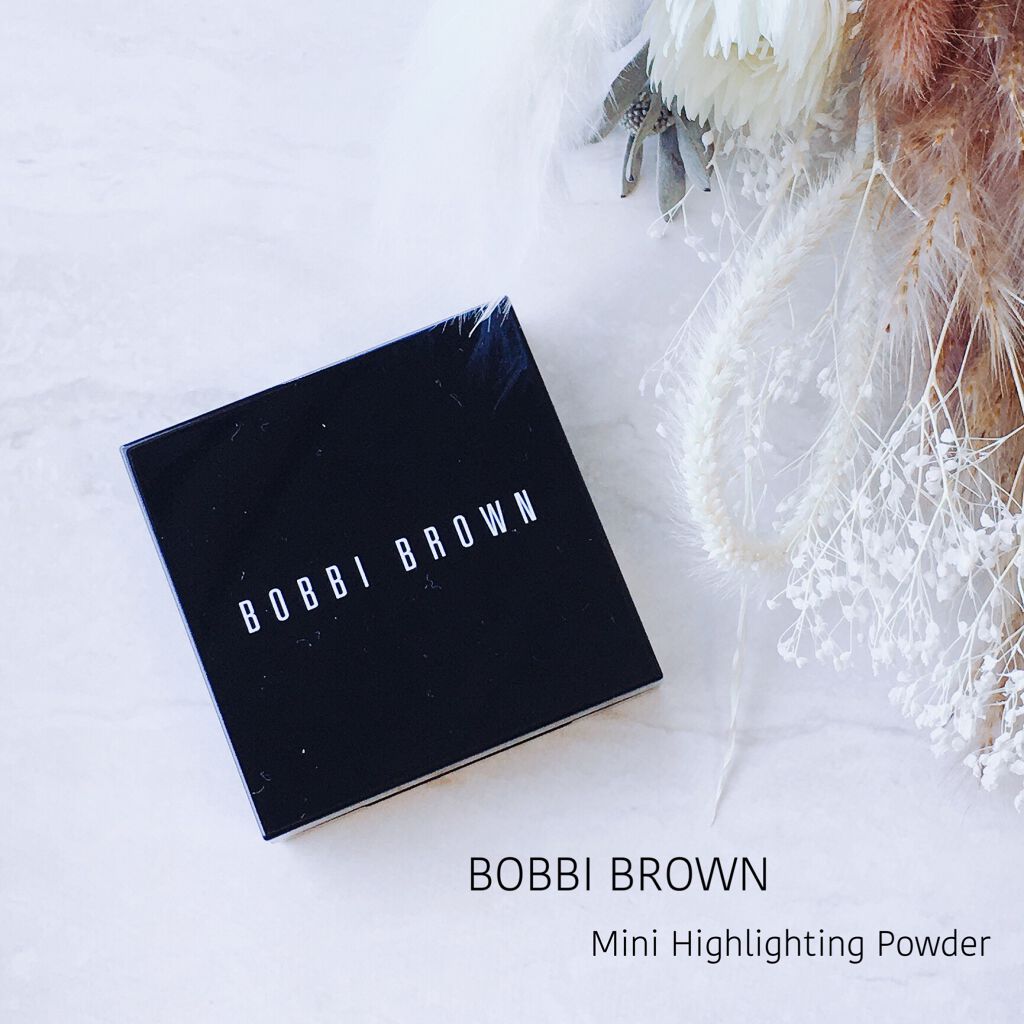 ハイライティング パウダー 01 ピンクグロウ(ミニ)/BOBBI BROWN/パウダーハイライトを使ったクチコミ（1枚目）