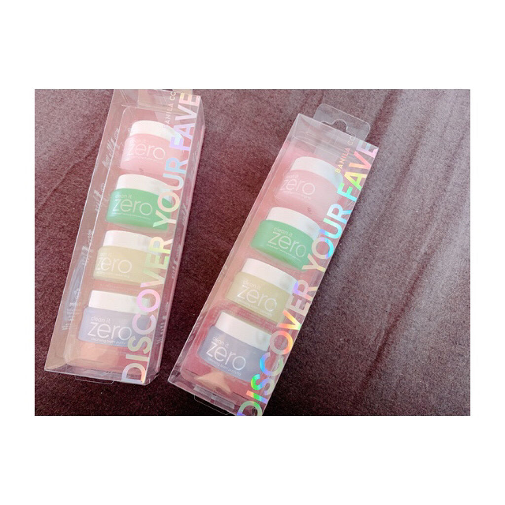 バニラコクレンジングバーム ディスカバリーキット/BANILA CO/その他キットセットを使ったクチコミ（1枚目）