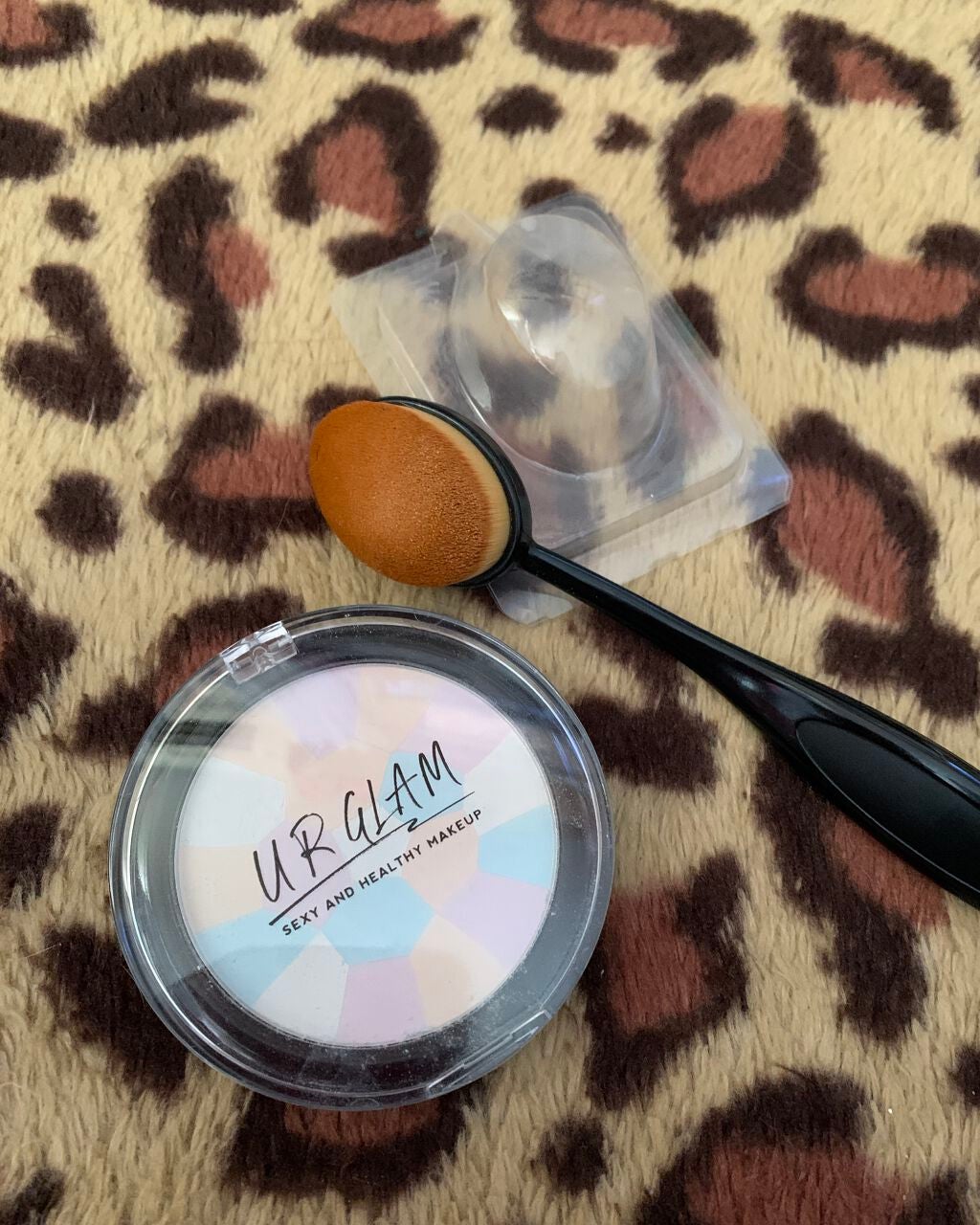 UR GLAM MARBLE FACE POWDER/U R GLAM/プレストパウダーを使ったクチコミ(2枚目)