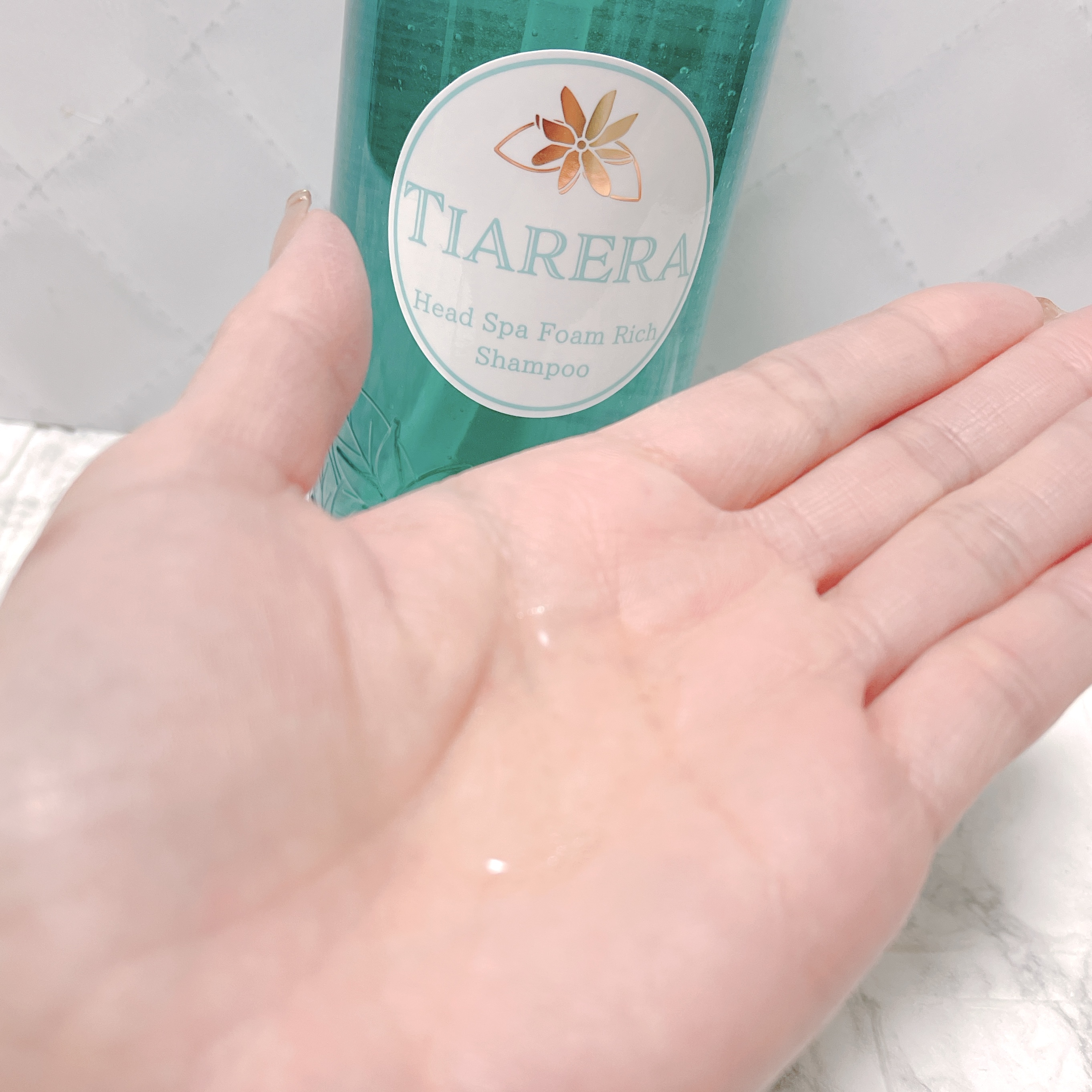 ヘッドスパフォームリッチシャンプー／ディープスパリペアトリートメント/TIARERA/市販シャンプーを使ったクチコミ（2枚目）