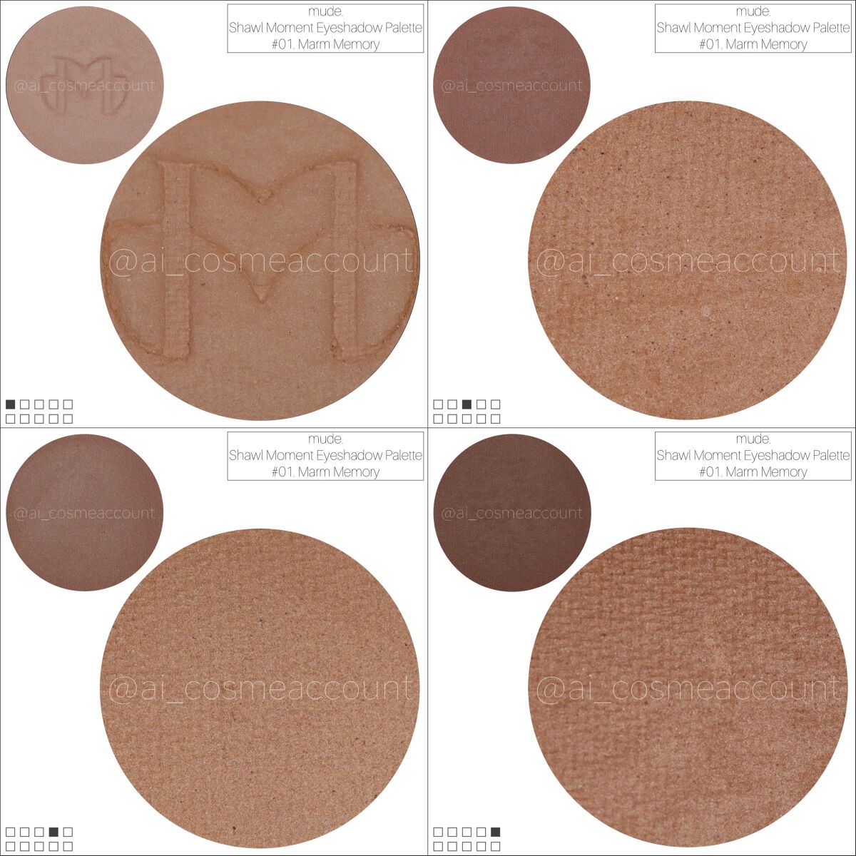 MDショールモーメント アイシャドウパレット/mude/アイシャドウパレットを使ったクチコミ(8枚目)