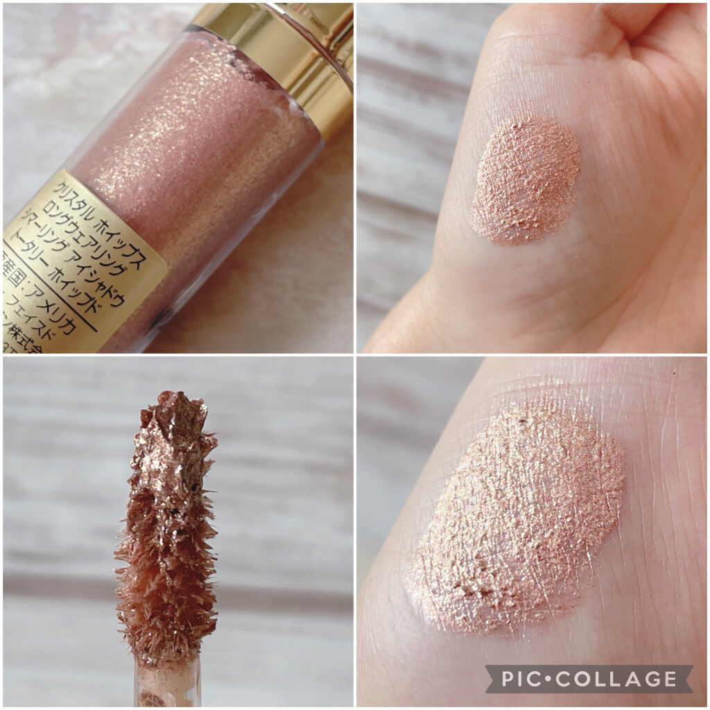 クリスタルホイップス ロングウェアリング シマ—リング アイシャドウ/Too Faced/リキッドアイシャドウを使ったクチコミ（2枚目）