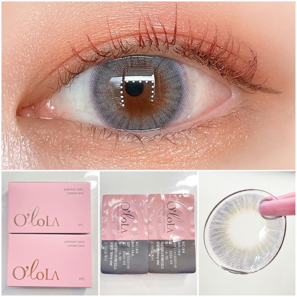 ブロー(Blow)/OLOLA/カラーコンタクトレンズを使ったクチコミ(2枚目)