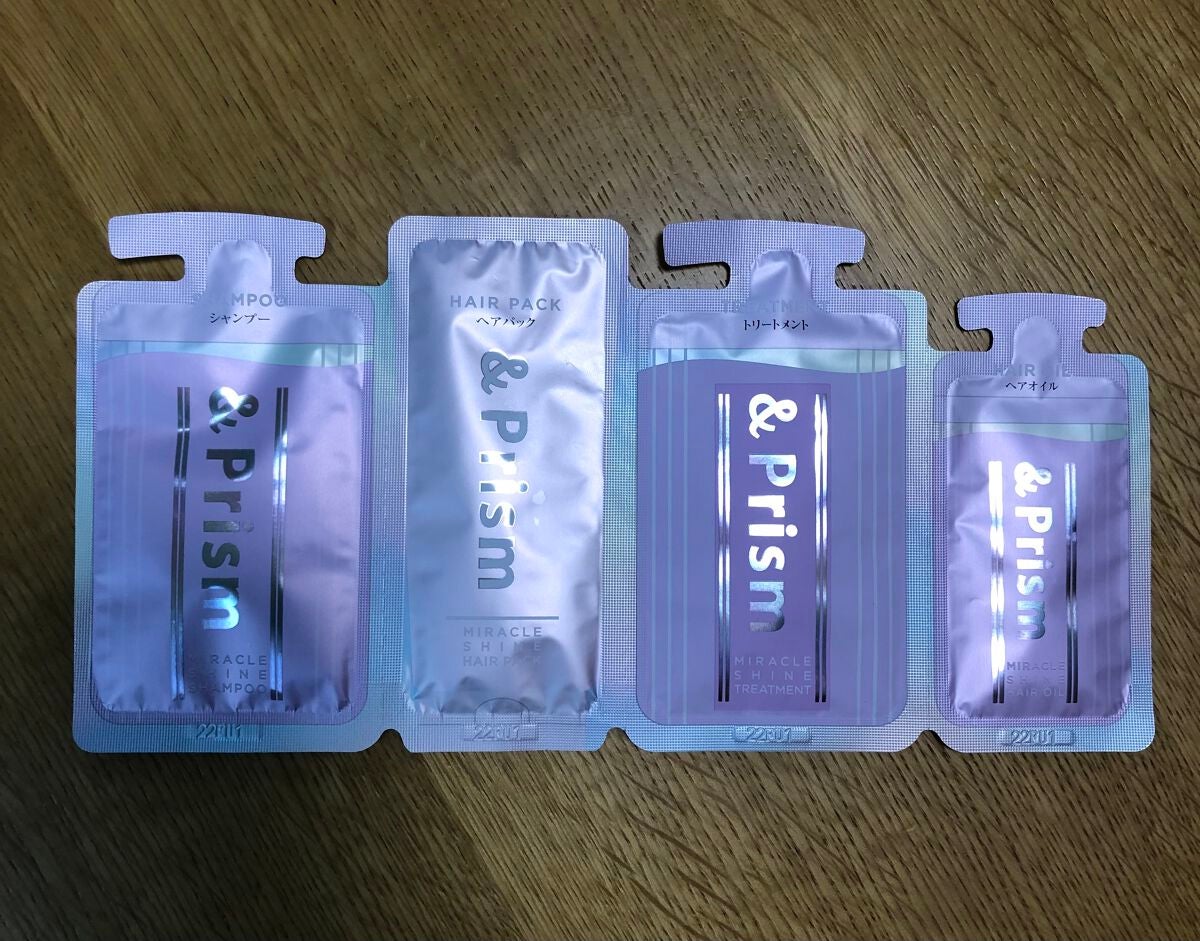 ミラクル シャイン シャンプー/ヘアトリートメント/&Prism/市販シャンプーを使ったクチコミ(1枚目)