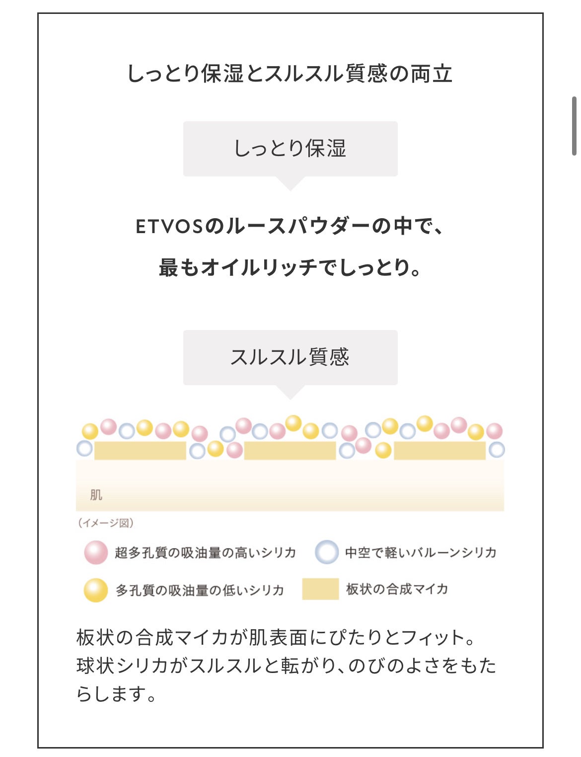 ミネラルリフレクティングスキンパウダー/エトヴォス/ルースパウダーを使ったクチコミ(5枚目)