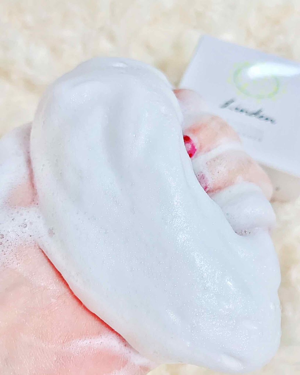 アロマソープ ローズ/Linden/洗顔石鹸を使ったクチコミ(3枚目)