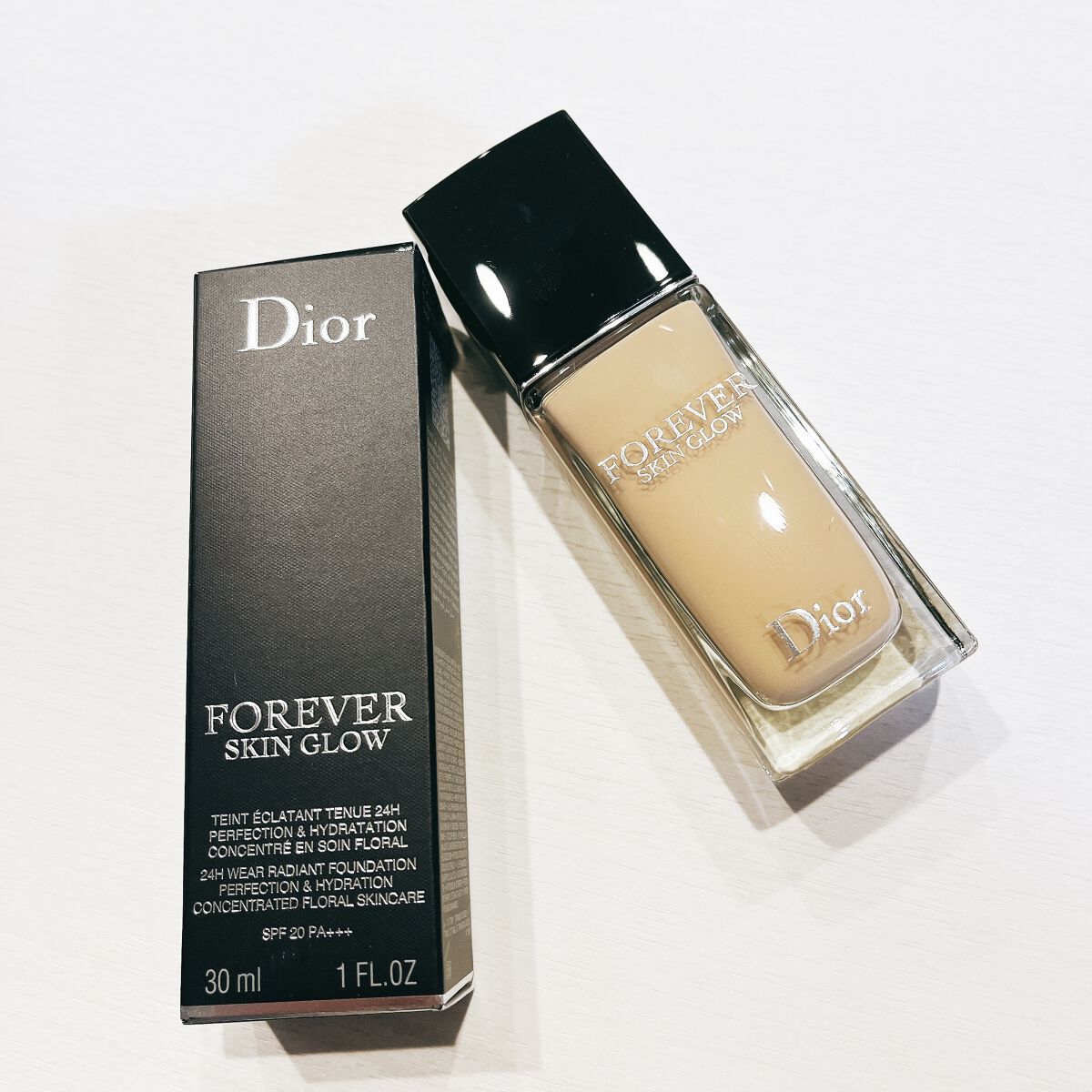 ディオールスキン フォーエヴァー フルイド グロウ/Dior/リキッドファンデーションを使ったクチコミ（1枚目）