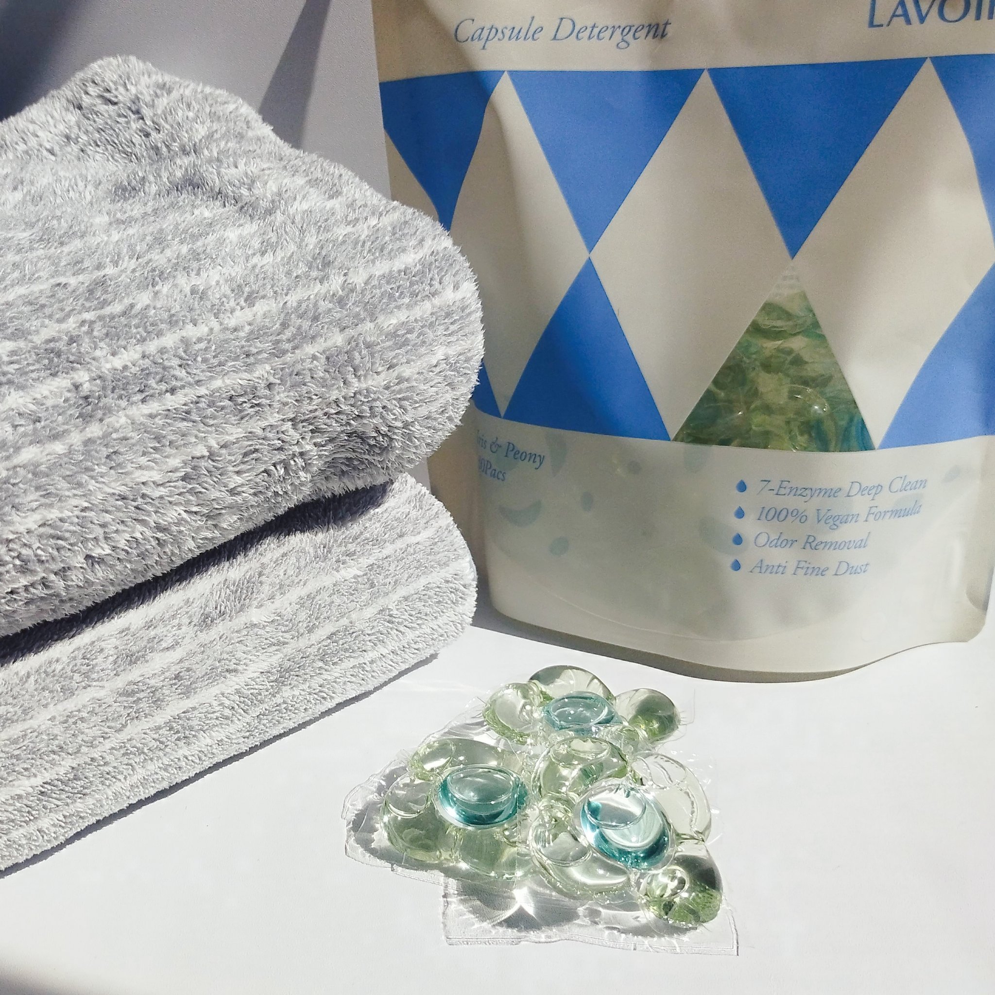 ヴィーガン部屋干しカプセル洗濯洗剤/LAVOIR/洗濯洗剤を使ったクチコミ（2枚目）