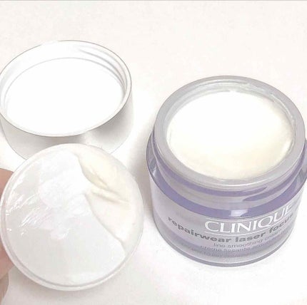 リペアウェア レーザー フォーカス ナイト クリーム/CLINIQUE/フェイスクリームを使ったクチコミ(2枚目)