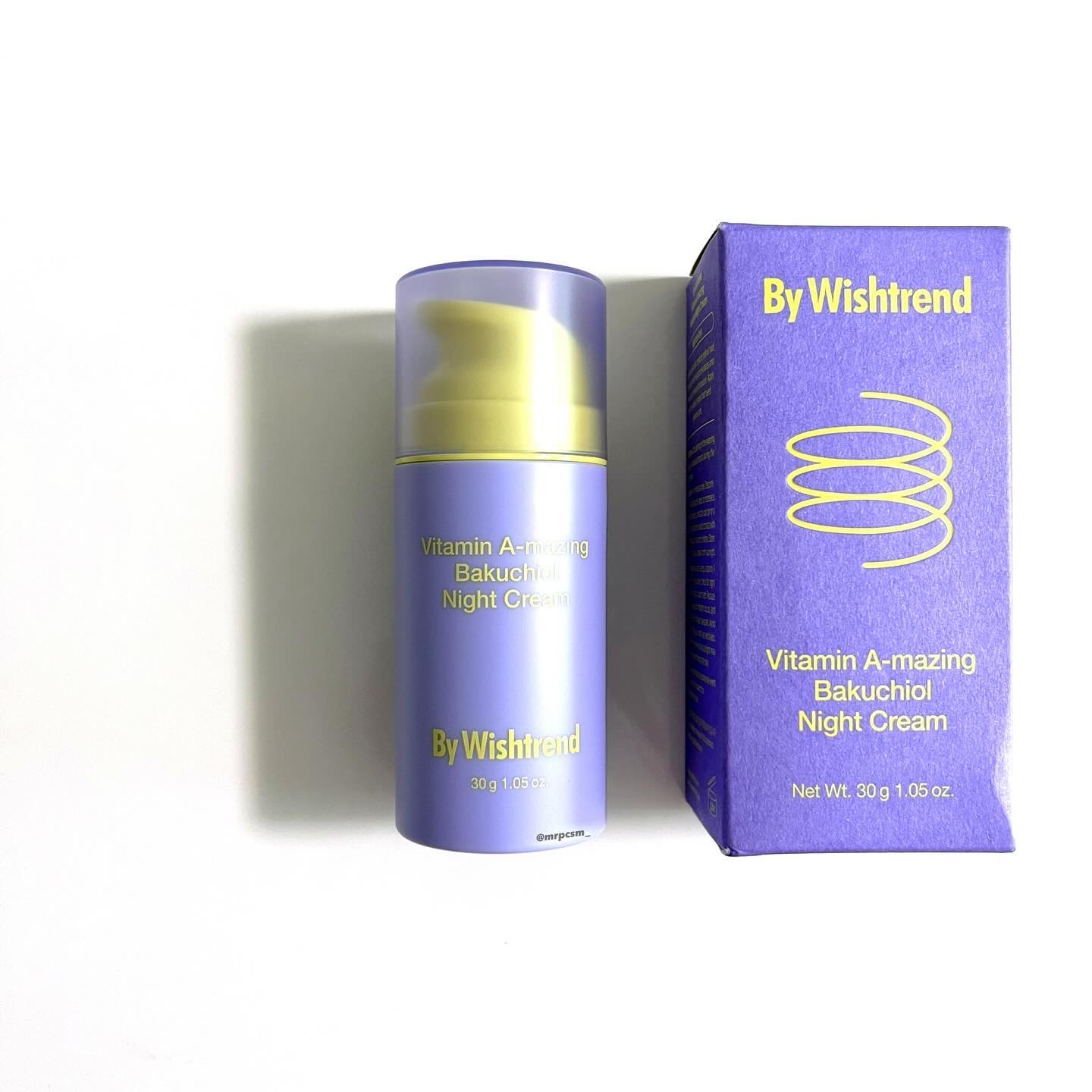 ビタミンA-mazingバクチオールナイトクリーム/By Wishtrend/フェイスクリームを使ったクチコミ（1枚目）