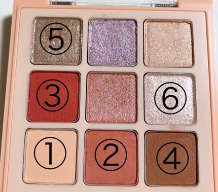 マテリアルカラーパレット/leur charme/アイシャドウパレットを使ったクチコミ(2枚目)