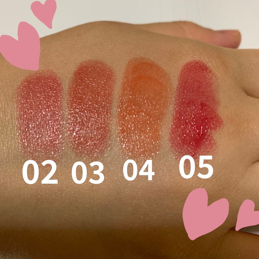 グレイズバームリップ/excel/口紅を使ったクチコミ(2枚目)