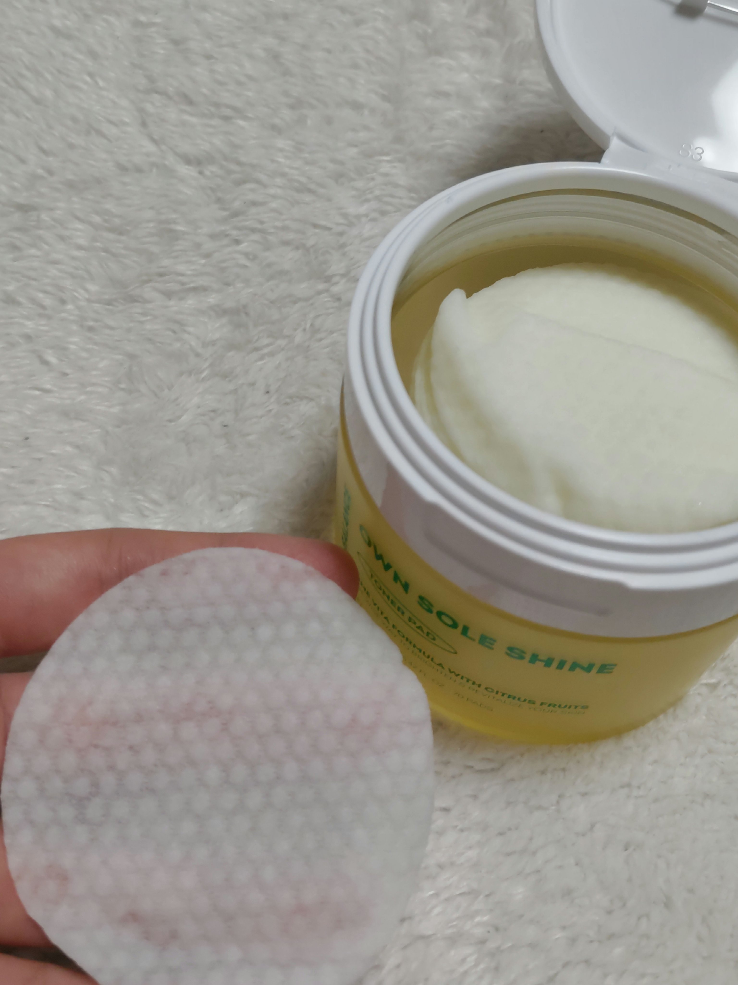 ビタバランスオウンソールシャイントナーパッド/EUNYUL/トナーパッドを使ったクチコミ（2枚目）