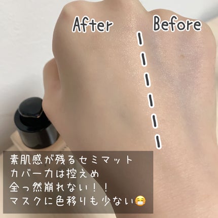 タンイドル ウルトラ ウェア リキッド/LANCOME/リキッドファンデーションを使ったクチコミ(4枚目)