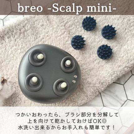 Scalp mini/breo/ヘッドマッサージャーを使ったクチコミ(4枚目)