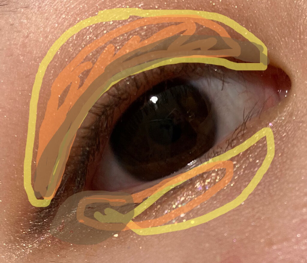 シュガー トゥインクル リキッド グリッター/PERIPERA/グリッターを使ったクチコミ（3枚目）