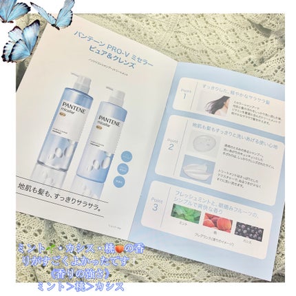 PRO-V ミセラー ピュア&クレンズ ノンシリコンシャンプー/トリートメント/パンテーン/市販シャンプーを使ったクチコミ(2枚目)