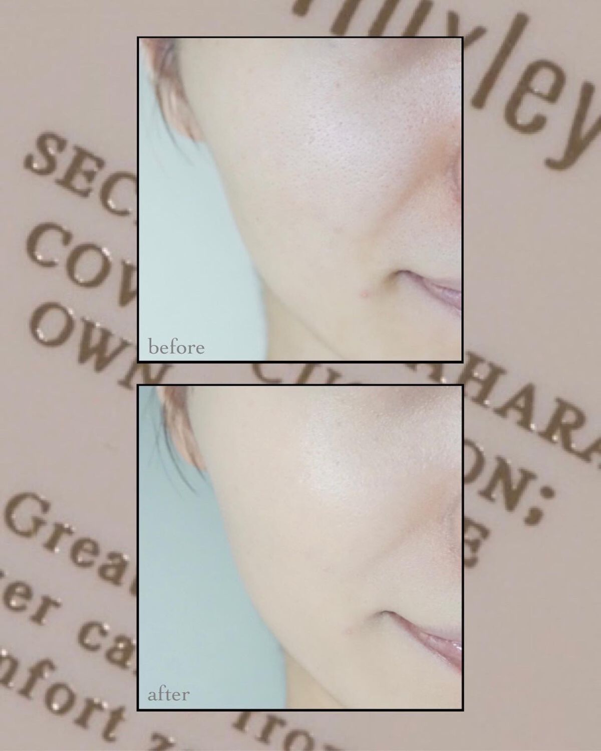 カバークッション ; オウンアティテュード/Huxley/クッションファンデーションを使ったクチコミ(7枚目)