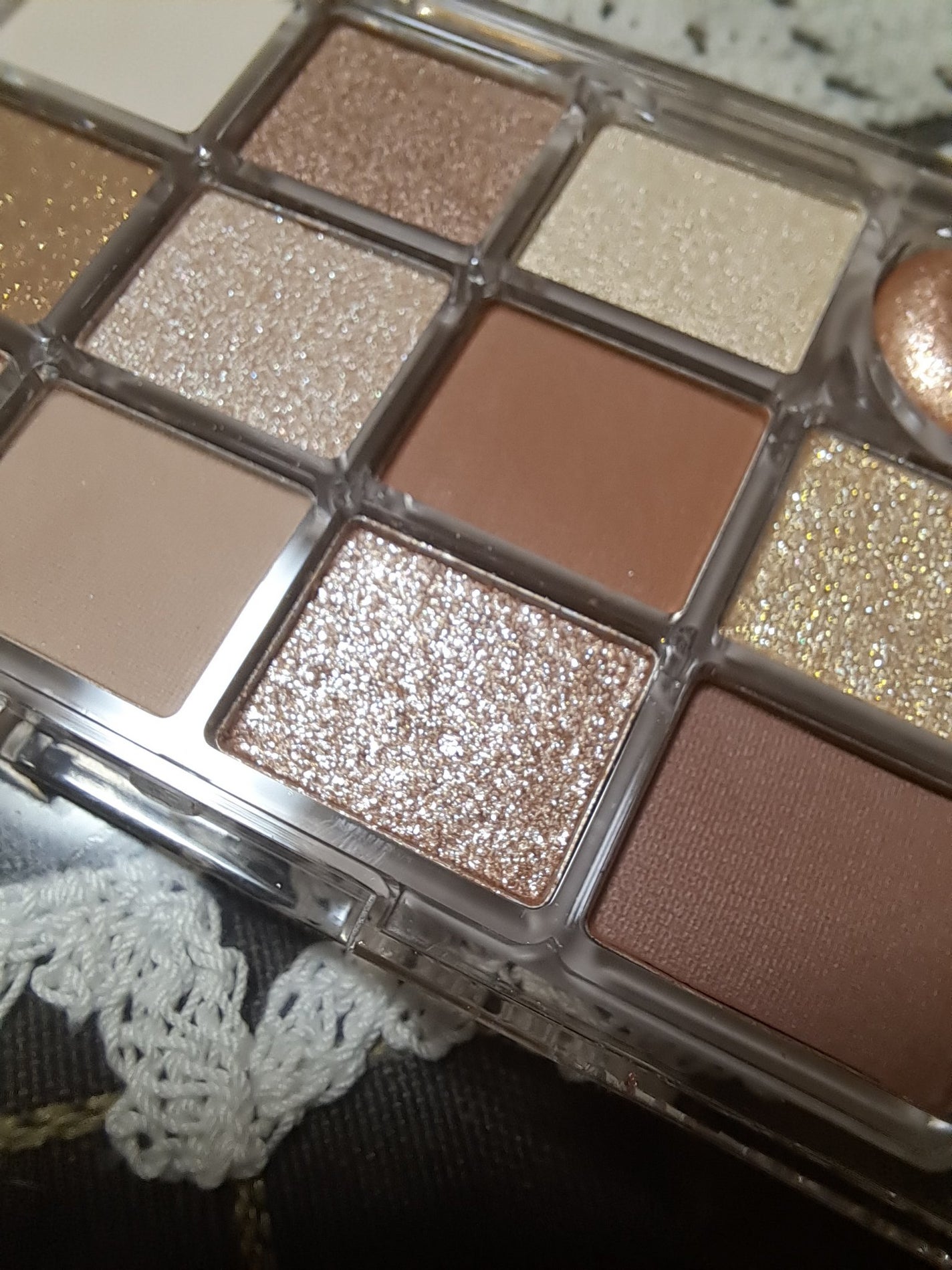 シャイニング12色ミニアイシャドウパレット/jill leen./アイシャドウパレットを使ったクチコミ(4枚目)
