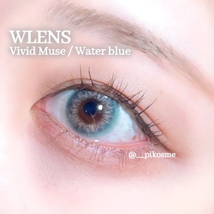 Vivid Muse/WLENS/ワンデー(1DAY)カラコンを使ったクチコミ(4枚目)