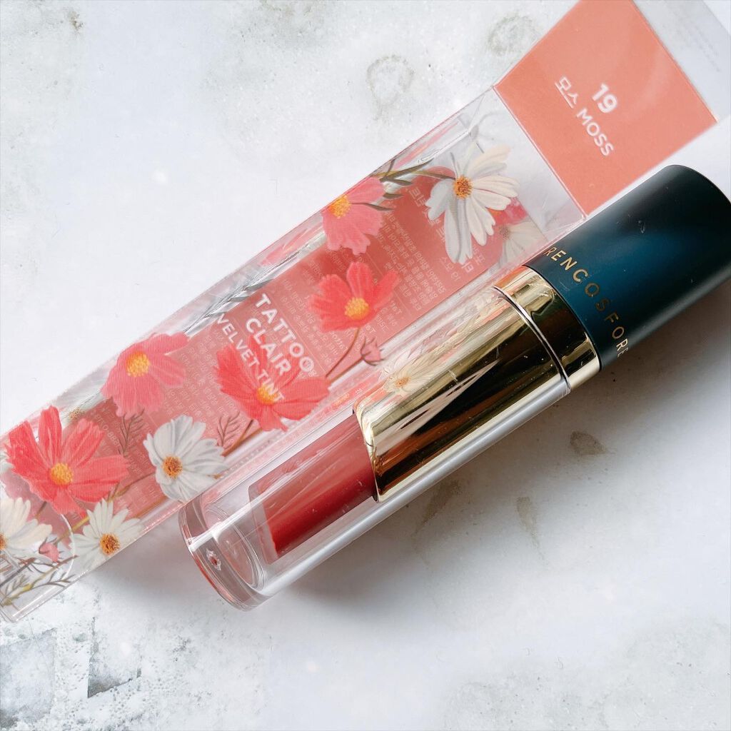 タトゥーベルベットティント/フォレンコス/リップティントを使ったクチコミ（2枚目）