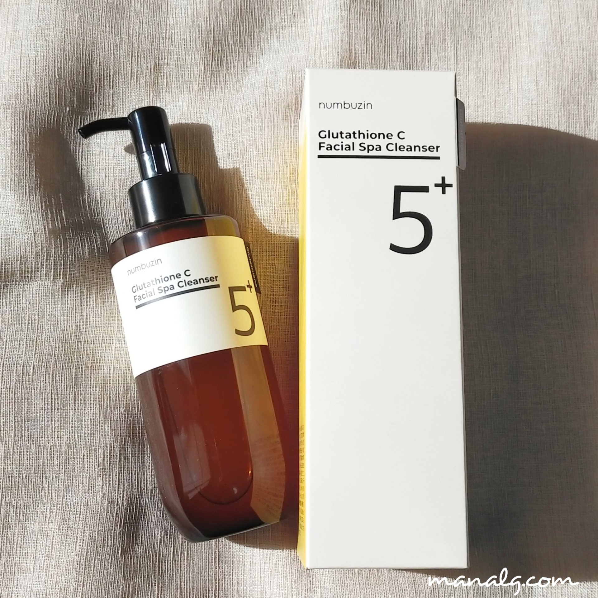 5番 白玉グルタチオンCアロママッサージクレンジング/numbuzin/オイルクレンジングを使ったクチコミ（2枚目）