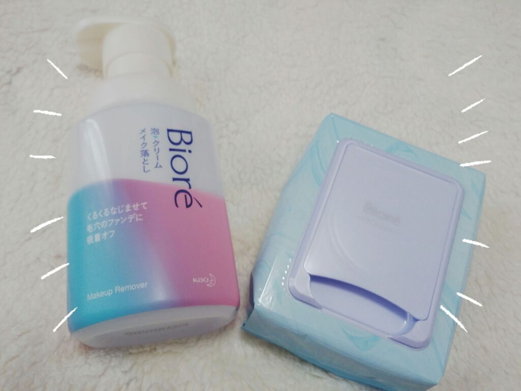 クリアふきとりシート/ビオレ/クレンジングシートを使ったクチコミ（1枚目）