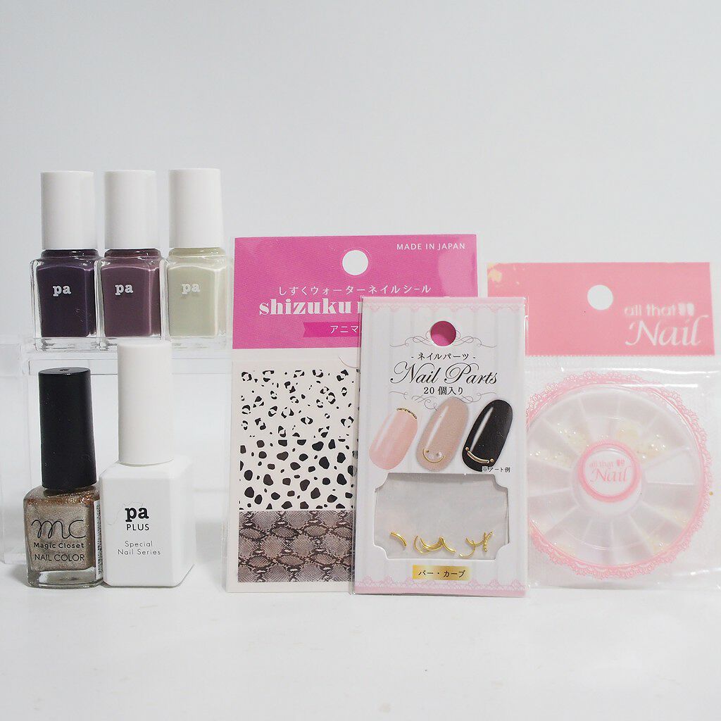 しずくネイルシール/キャンドゥ/ネイルシールを使ったクチコミ（3枚目）