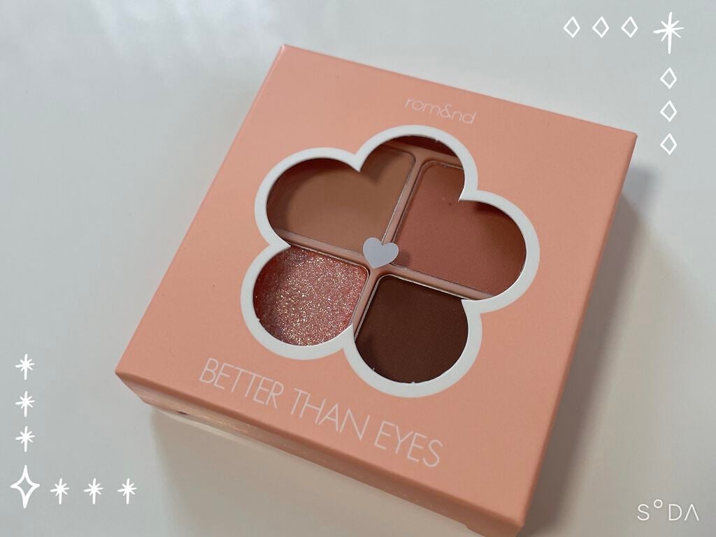 ベターザンアイズ/rom&nd/アイシャドウパレットを使ったクチコミ(1枚目)