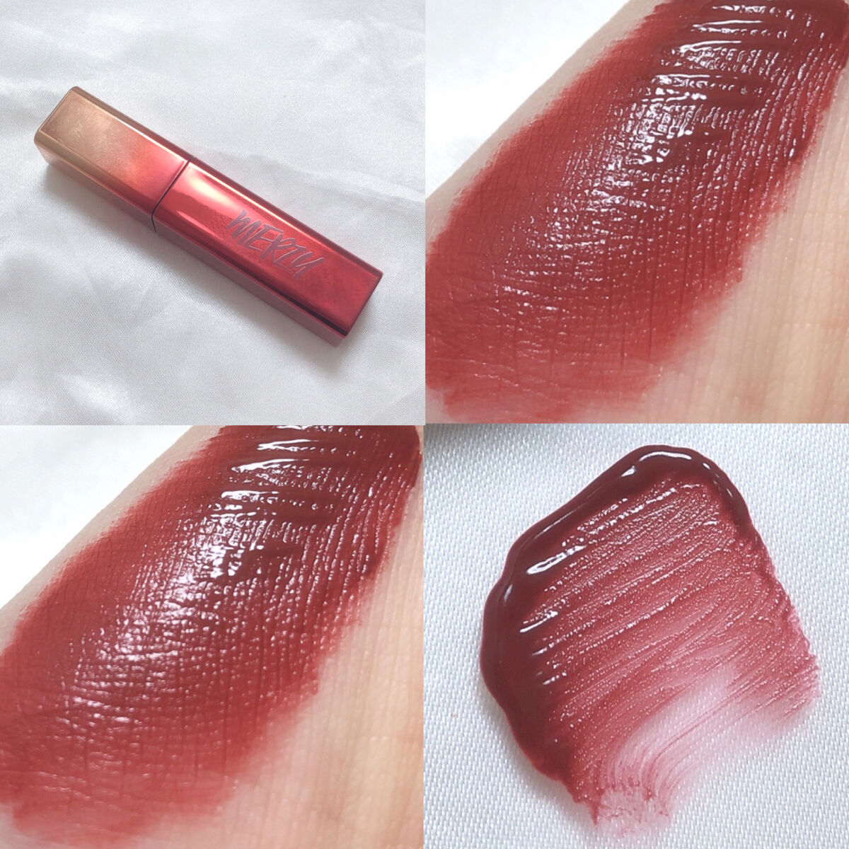 ザ ファースト  ベルベット ティント シーズン３/MERZY/リップティントを使ったクチコミ（2枚目）