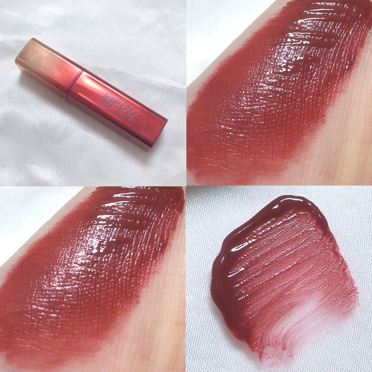 ザ ファースト ベルベット ティント シーズン3/MERZY/リップティントを使ったクチコミ(2枚目)