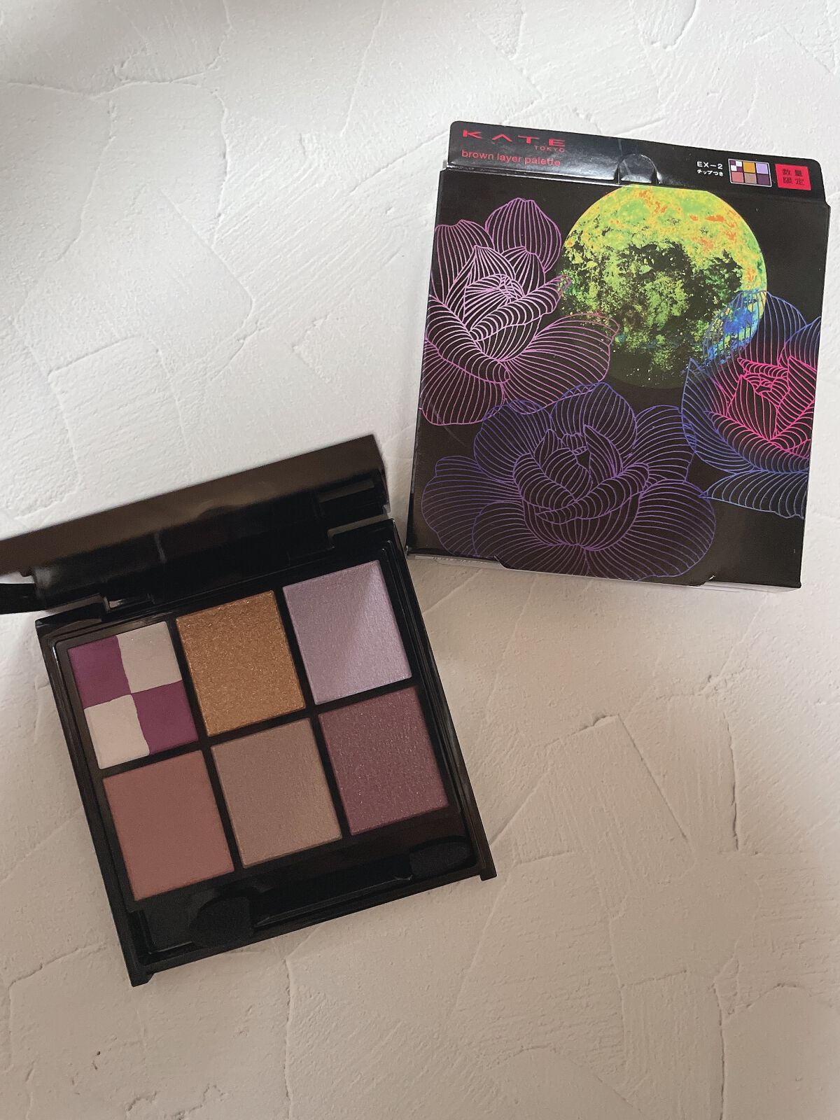 KATE 魂コレクション ブラウンレイヤーパレット EX-2 パープルブラウン系/KATE/アイシャドウパレットを使ったクチコミ（1枚目）
